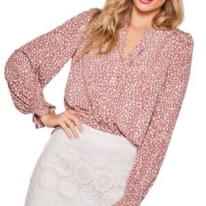 Vine and Love Pretty in Pink Blouse.